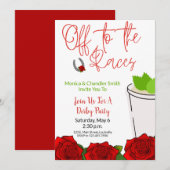 Naar de Reizen-partij voor paardenraces Kaart (Voorkant / Achterkant)