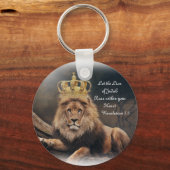 Naar de Roar Lion van Judah-sleutelketen Sleutelhanger (Voorkant)