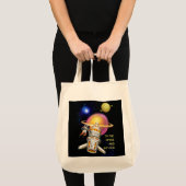 Naar de ruimte en daarbuiten tote bag (Voorkant (product))
