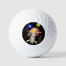 Naar de ruimte en verder golfballen
