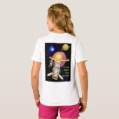 Naar de ruimte en verder t-shirt (Achterkant volledig)