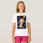 Naar de ruimte en verder t-shirt (Voorkant volledig)