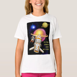 Naar de ruimte en verder t-shirt