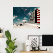 Naar de Skies-foto Poster (Thuiskantoor)