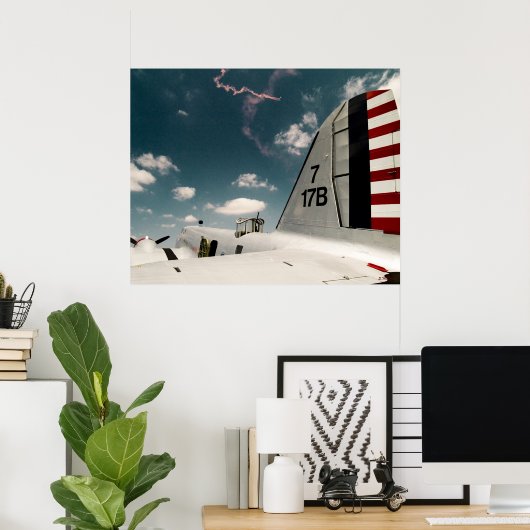 Naar de Skies-foto Poster (Thuiskantoor)