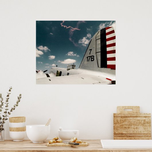 Naar de Skies-foto Poster (Keuken)