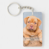 Naar de Sleutelhanger Best Dog Mam Ever CustomPhot (Voorkant)