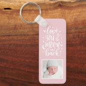 Naar de Sleutelhanger van de Foto van de Moon en d (Voorkant)