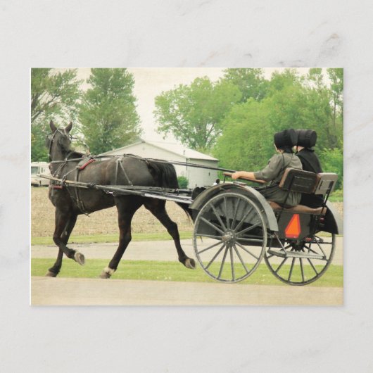 Naar de stad briefkaart (Voorkant)