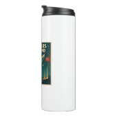 "Naar de sterren en verder"  ruimtevaart Thermosbeker (Geroteerd rechts)