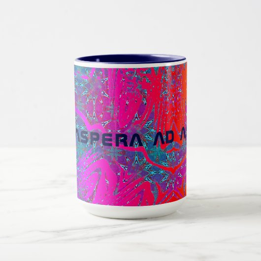 Naar de sterren - met dit neonkleurige mok (Midden)