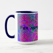 Naar de sterren - met dit neonkleurige mok (Links)