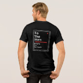 Naar de sterren Tri-Blend shirt (Achterkant volledig)