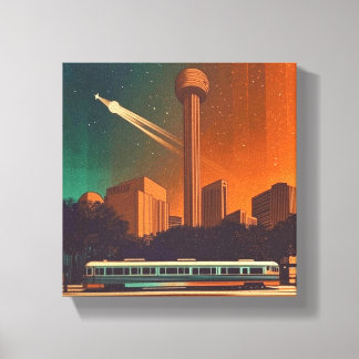 Naar de sterren vanuit hier canvas afdruk