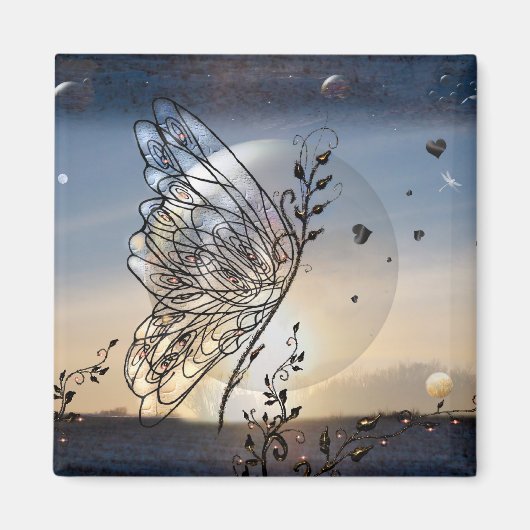 Naar de sterrenvlinder. magneet (Voorkant)