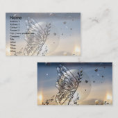 Naar de sterrenvlinder. visitekaartje (Voorkant / Achterkant)