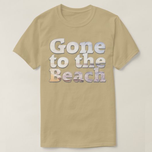 Naar de strand t-shirt (Design voorkant)