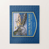 Naar de Sun Road (bike2) Legpuzzel (Verticaal)
