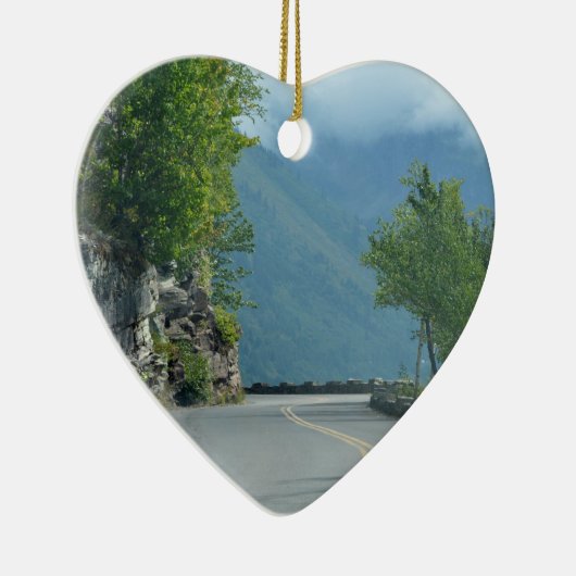 Naar de Sun Road Keramisch Ornament (Rechts)