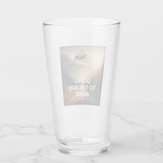 Naar de Sun Road Montana Eagle Glas (Achterkant)