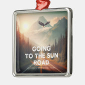 Naar de Sun Road Montana Eagle Metalen Ornament (Links)
