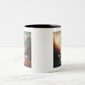 Naar de Sun Road Montana Eagle Tweekleurige Koffiemok (Center)