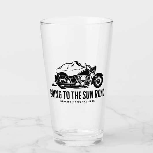 Naar de Sun Road Montana Motorcycle gaan Glas (Voorkant)