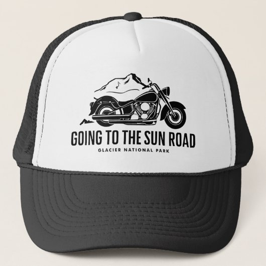 Naar de Sun Road Montana Motorcycle gaan Trucker Pet (Voorkant)