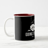 Naar de Sun Road Montana Motorcycle gaan Tweekleurige Koffiemok (Links)