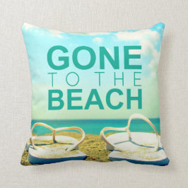 Naar de Teenslippers van het strand Kussen