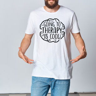 Naar de therapie, licht gehoorzame geestelijke gez t-shirt