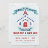 Naar de uitnodiging voor een Chapel Wedding (Voorkant / Achterkant)