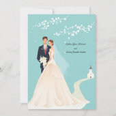 Naar de uitnodiging voor een Chapel Wedding (Voorkant)