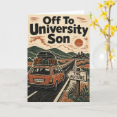Naar de Universiteit Zoon Kaart (Gele Bloem)