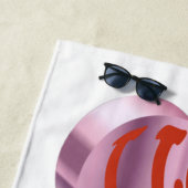 Naar de Valentijn van het strand Strandlaken (In situ)