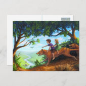 Naar de vallei van de megafauna briefkaart (Voorkant / Achterkant)