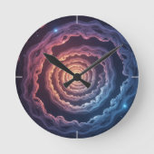 Naar de  van het universum ronde klok (Voorkant)