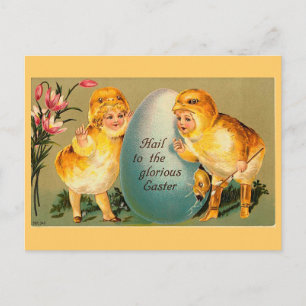 Naar de Vintage van de glorious Easter Feestdagenkaart