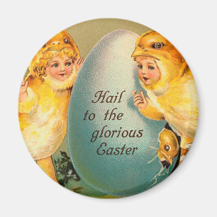 Naar de Vintage van de glorious Easter Magneet