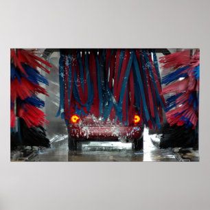 naar de wasmachine gaan poster