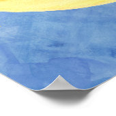 Naar de Waterverf van de Sjabloon van de Naam van  Poster (Hoek)