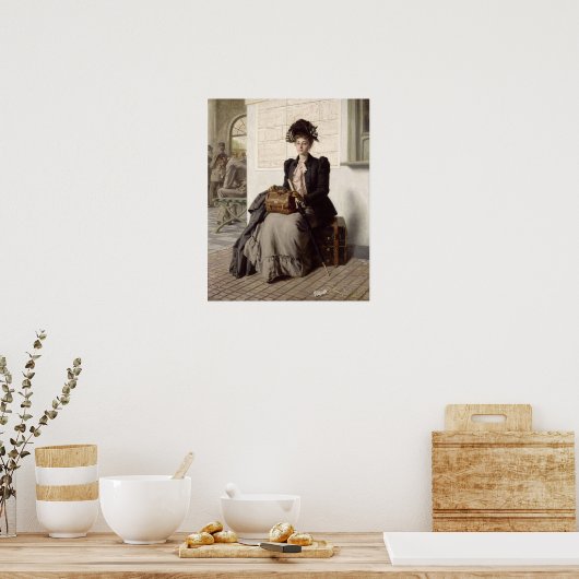 Naar de wereld gaan poster (Keuken)