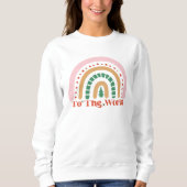 Naar de wereld Vrolijk kerstsweatshirt Trui (Voorkant)
