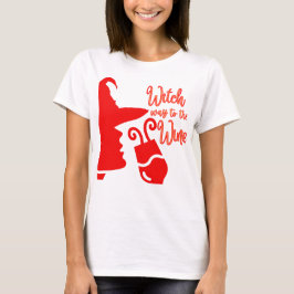 Naar de wijn t-shirt