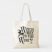 Naar de wijn tote bag (Achterkant)