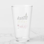 Naar de wijn trekken glas (Achterkant)