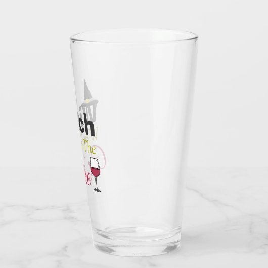 Naar de wijn trekken glas (Links)