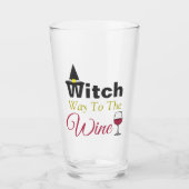 Naar de wijn trekken glas (Voorkant)