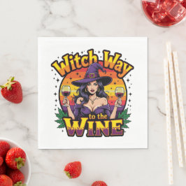 Naar de wijn trekken servet