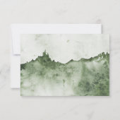 Naar de wilde roest smaragdgroene landschap RSVP (Achterkant)